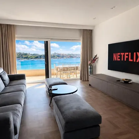 شقة Galileo - Modern Seafront Apartment-sliema Ferries سليمة